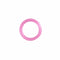GLAZEN RING DONKER ROZE